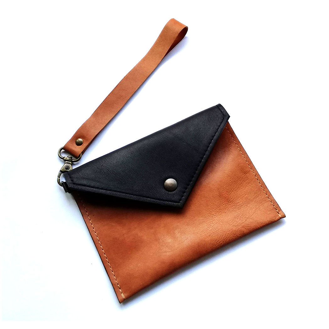 Mini Leather pouch | Sunflower - Angela Pinto