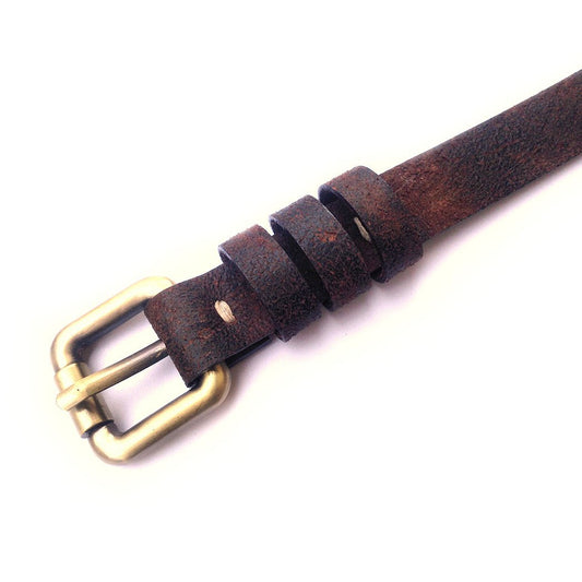 Brown leather bracelet for men | Berlin - Angela Pinto