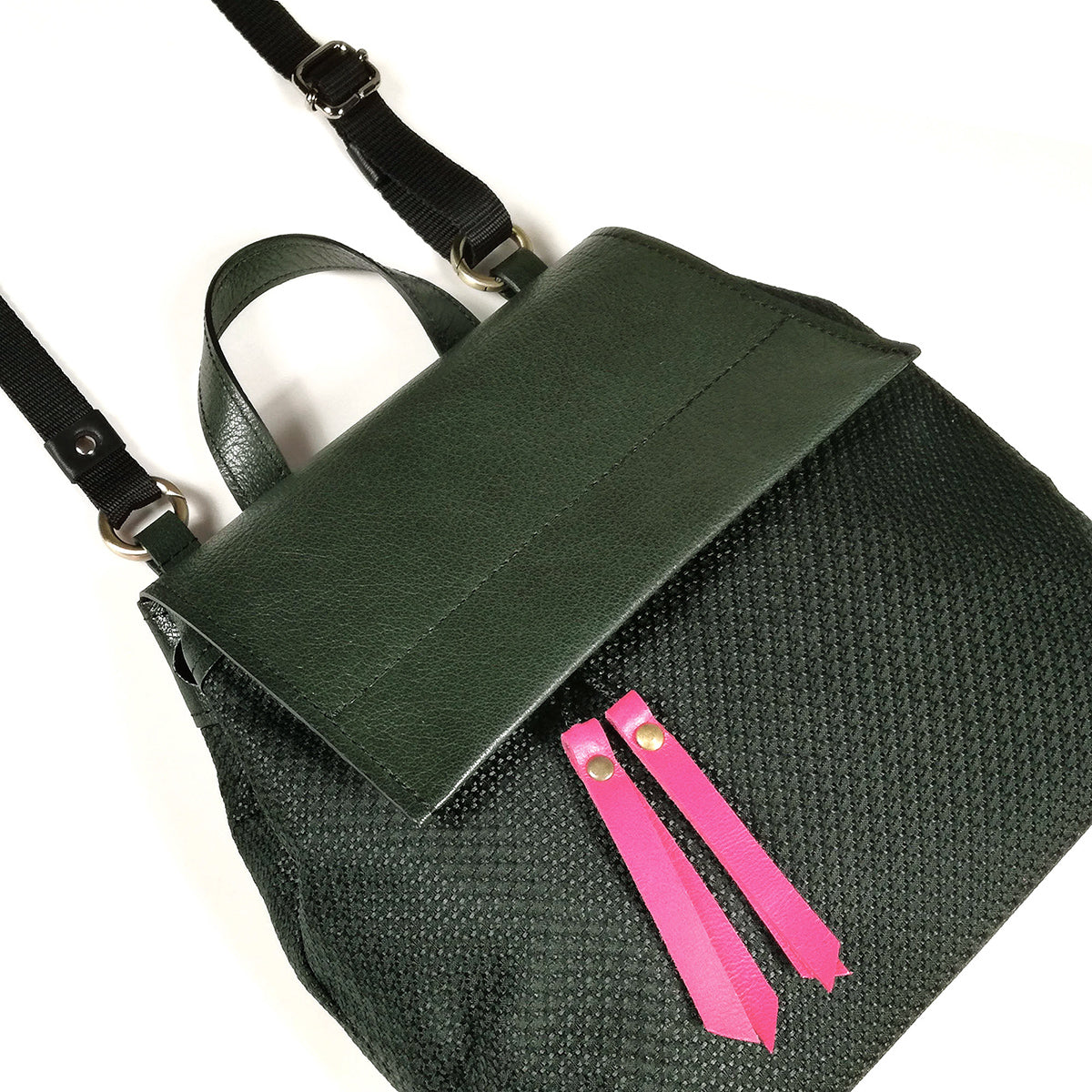 Green convertible backpack | Alice